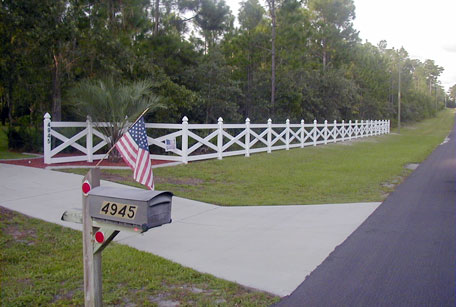 Cross Buck Fence